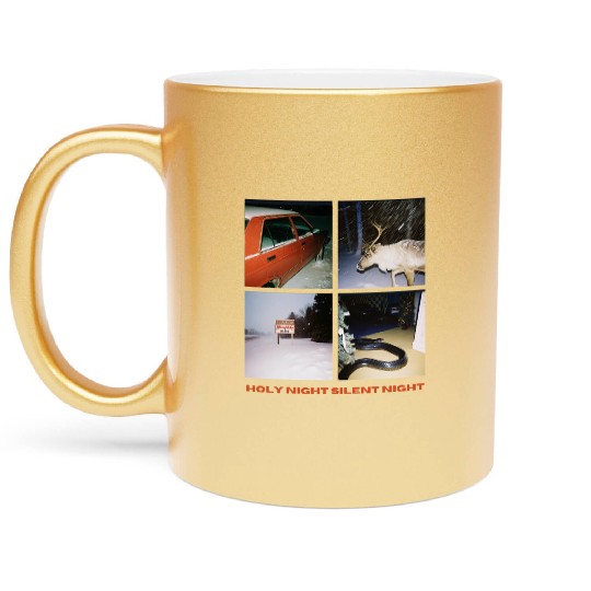 Nighttime Wilderness and Mysterious Scenes Metallic Mugs