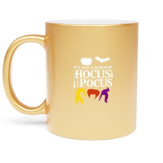 Hocus Pocus Haloween Party Metallic Mugs