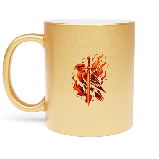 Blade of the Fearless Metallic Mugs