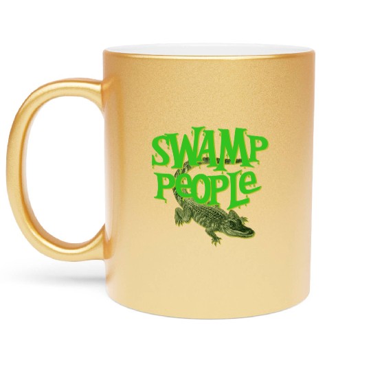 Swamp People Alligators Metallic Mugs