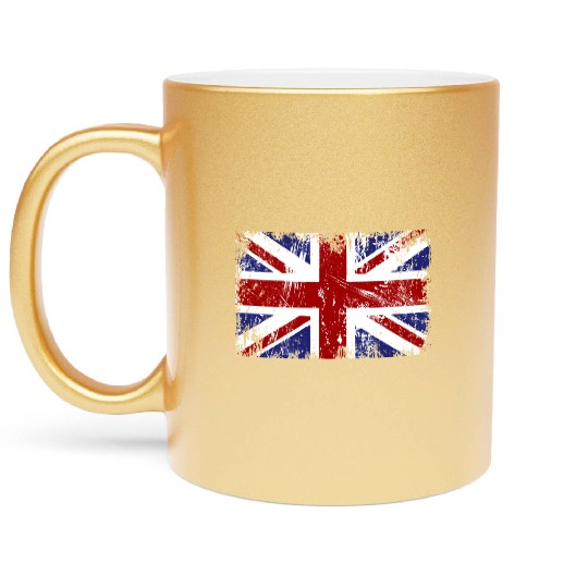British Flag Union Jack Metallic Mugs