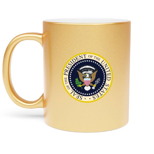 Presidential Seal Metallic Mugs
