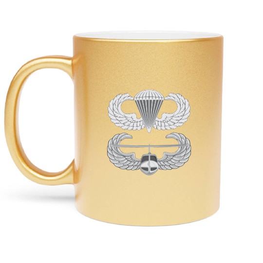 Airborne Air Assault Metallic Mugs