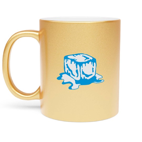 Ice Cube Metallic Mugs