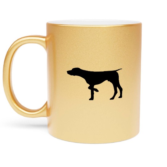 German Shorthaired Pointer Metallic Mugs