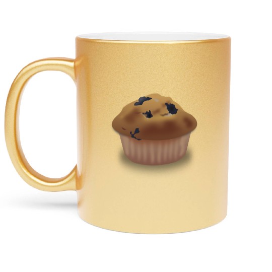 Blueberry Muffin Metallic Mugs