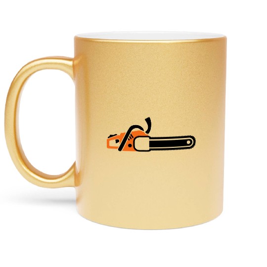 Chainsaw Metallic Mugs