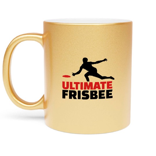 Ultimate Frisbee Metallic Mugs