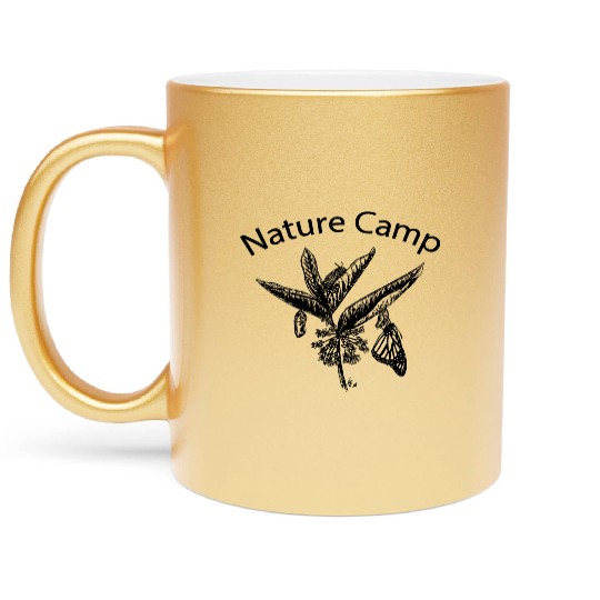 Nature Camp Monarch Metallic Mugs