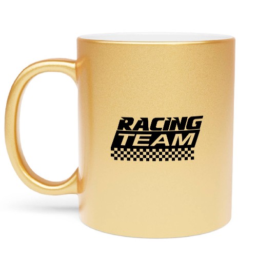 racing team Metallic Mugs