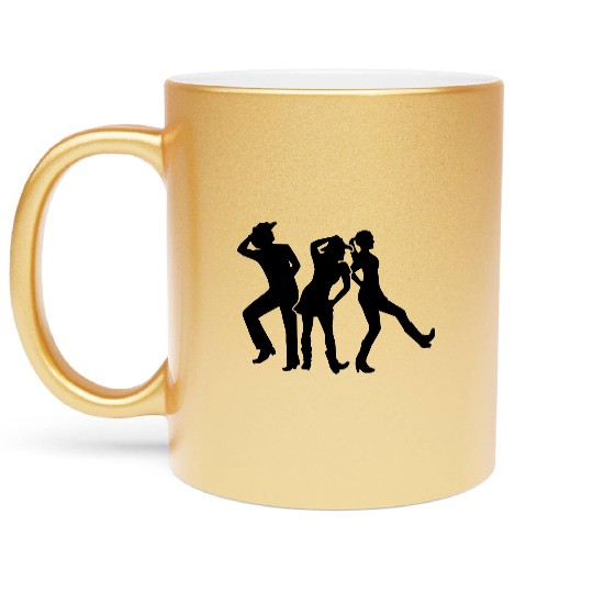 Line dance Metallic Mugs