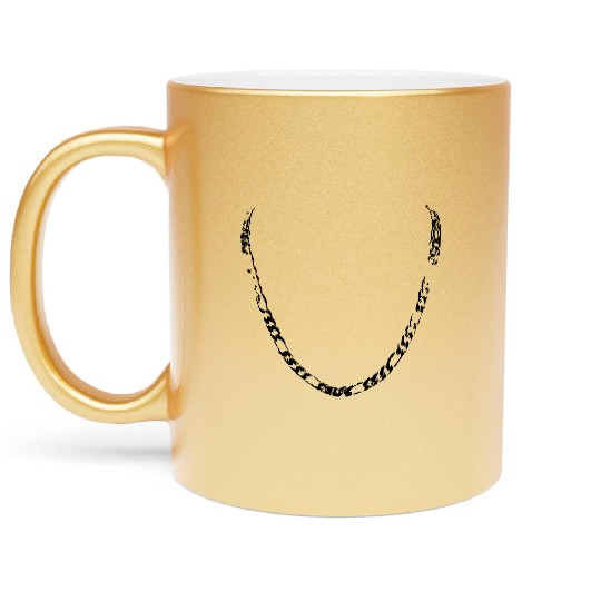 gold chain Metallic Mugs