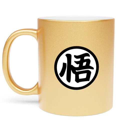 Goku Kanji Mug Metallic Mugs