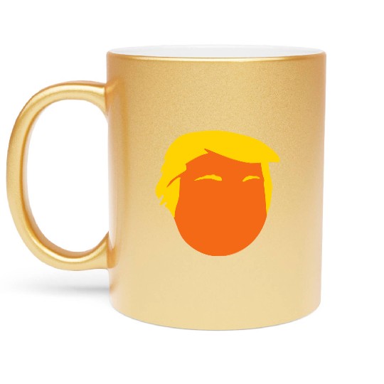 Trump Orange Head Metallic Mugs