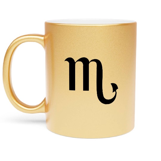 ★♥Best Star Sign Scorpio Symbol-Love Scorpio♥★ Metallic Mugs