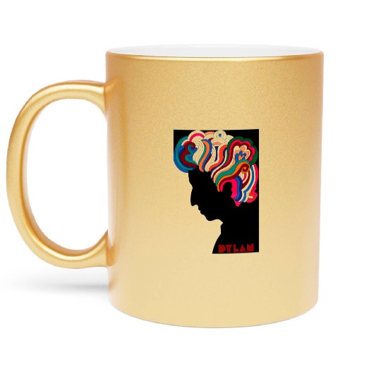 Bob Dylan icon Metallic Mugs