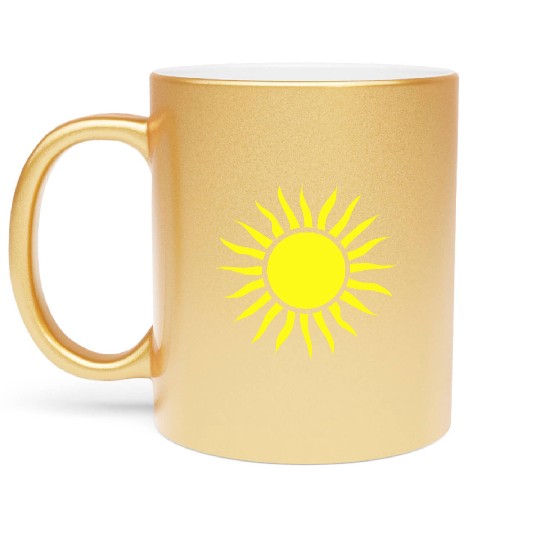 Blazing sun 2 Metallic Mugs