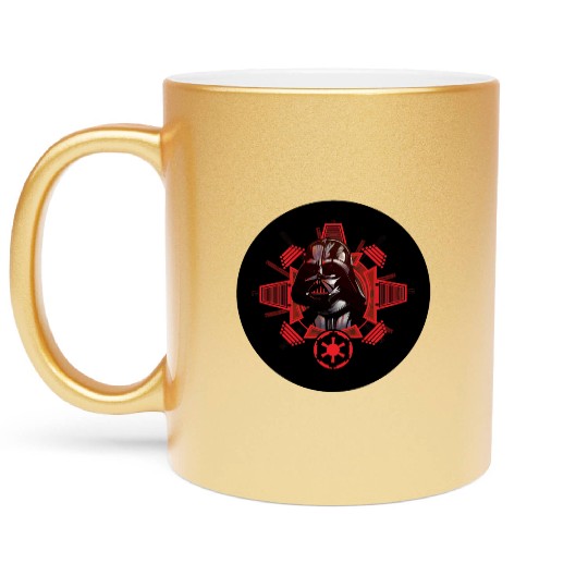 Cool Star Wars Darth Vader art Metallic Mugs