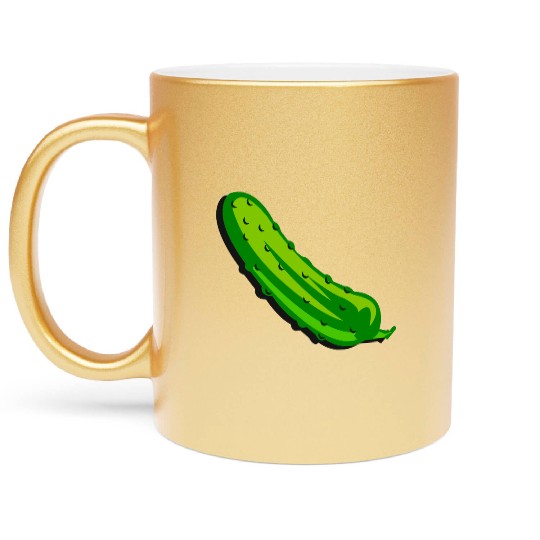 It's a giant pickle Metallic Mugs