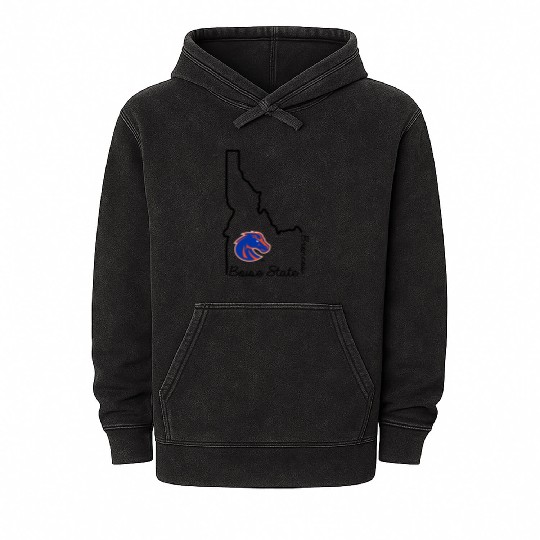 Boise State Broncos Idaho Offilly Mineral Wash Hoodies