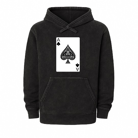 The Ace of Spades Mineral Wash Hoodies