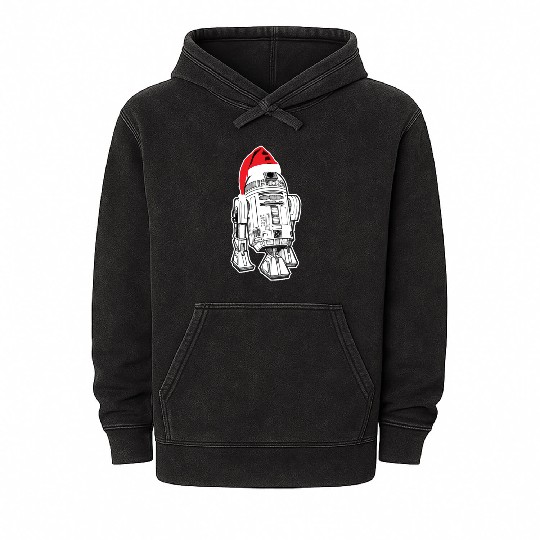 R2D2-Chrstmas Mineral Wash Hoodies