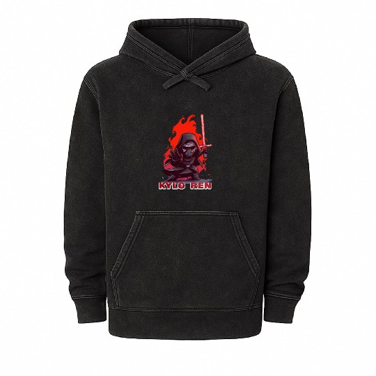 baby kylo ren Mineral Wash Hoodies