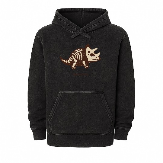 Triceratops Mineral Wash Hoodies