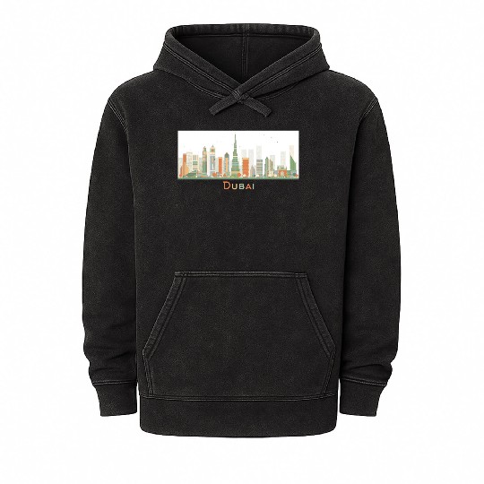 dubai Mineral Wash Hoodies
