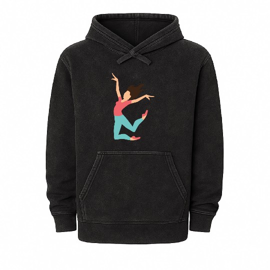 ballet dancer Mineral Wash Hoodies