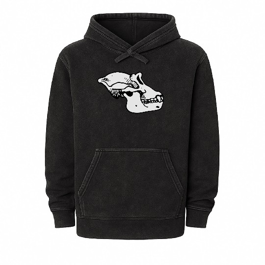ape skull Mineral Wash Hoodies