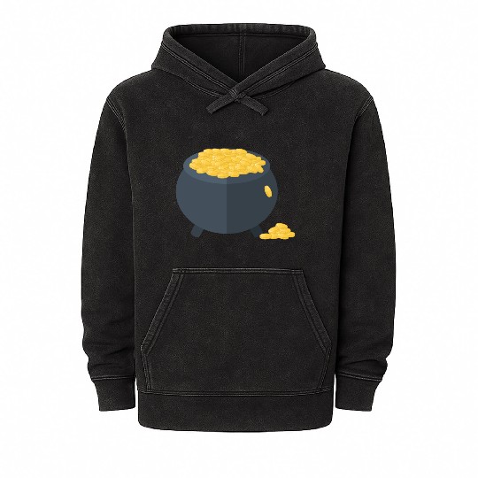 Gold Mineral Wash Hoodies