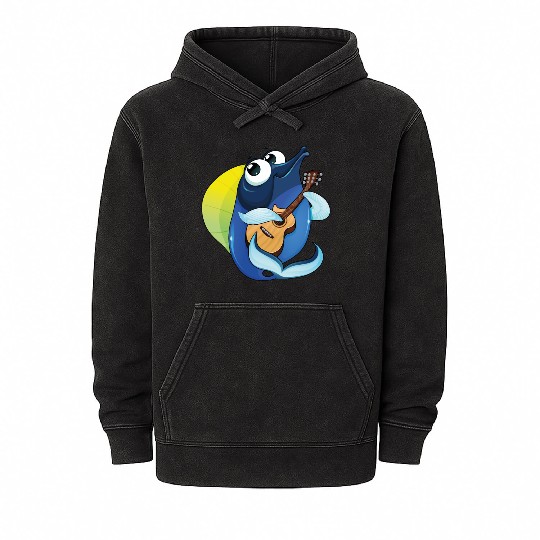 guitarist fish Mineral Wash Hoodies