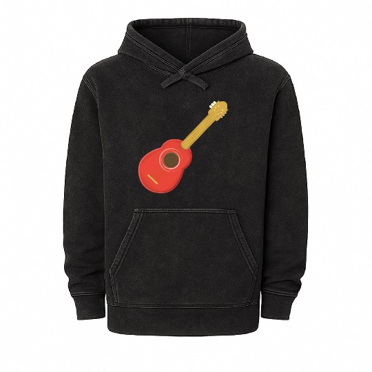 guitar Mineral Wash Hoodies