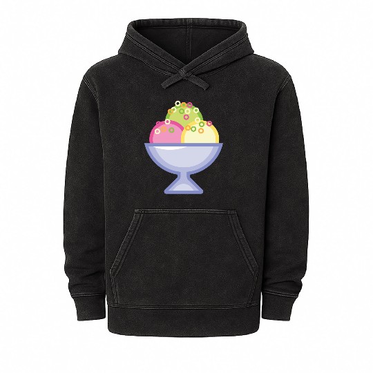 Ice Cream Sundae Mineral Wash Hoodies