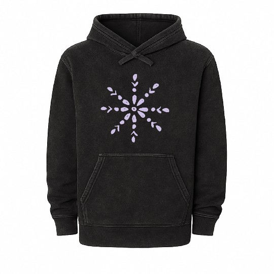 snowflake Mineral Wash Hoodies