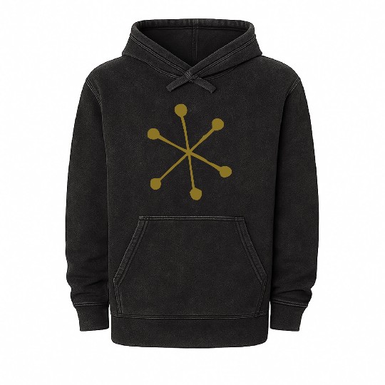 snowflake Mineral Wash Hoodies