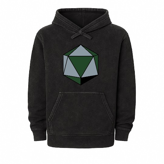platonic solid Mineral Wash Hoodies