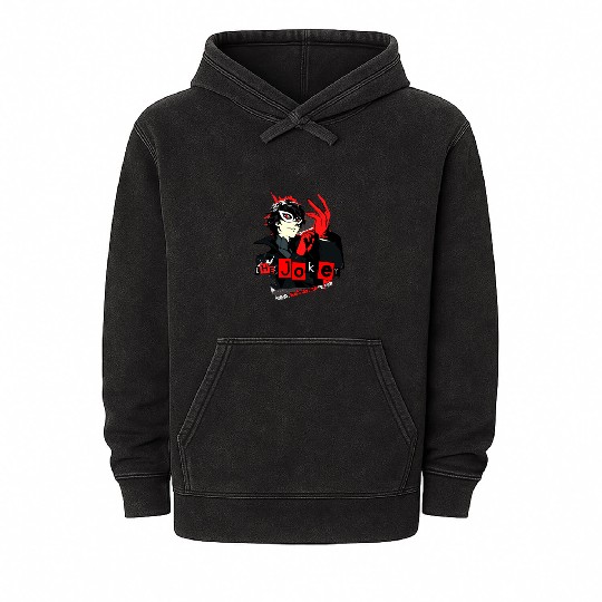 Persona 5 joker Mineral Wash Hoodies
