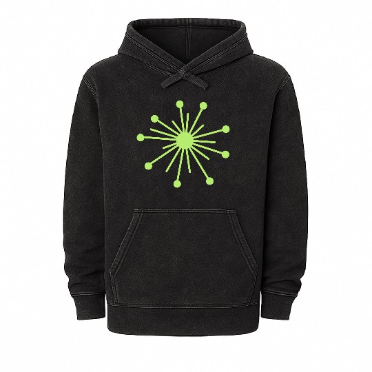 Snowflake Mineral Wash Hoodies