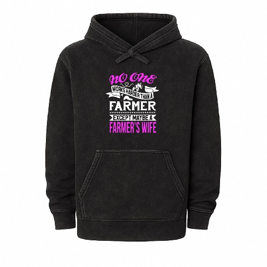 Farmer's Wife Mineral Wash Hoodies