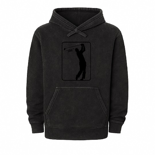 Golf Shot "Shit." Mineral Wash Hoodies