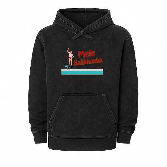 Christmas Vacation - Mele Kalikimaka Mineral Wash Hoodies