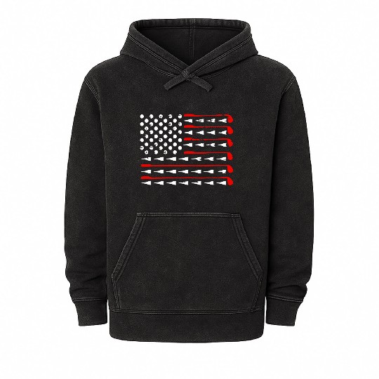 AMERICAN FLAG GOLF Mineral Wash Hoodies