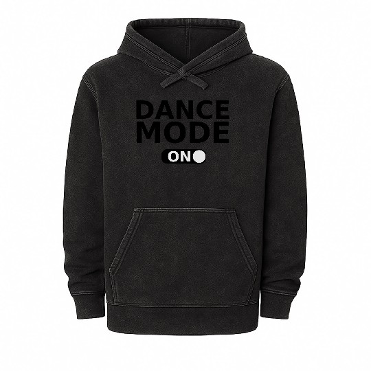 Ballet Dance Dancer gift dance mode on Mineral Wash Hoodies