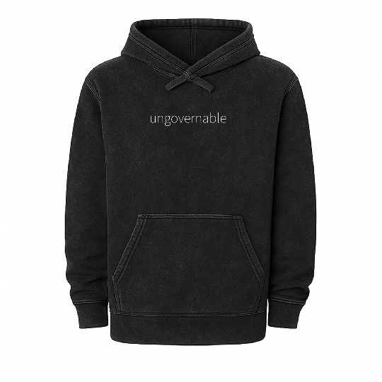 ungovernable Mineral Wash Hoodies
