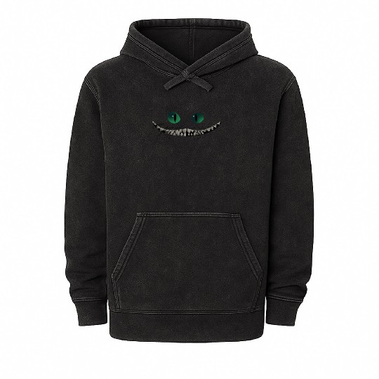 cheshire cat Mineral Wash Hoodies