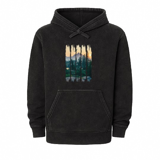 Eagle Mineral Wash Hoodies