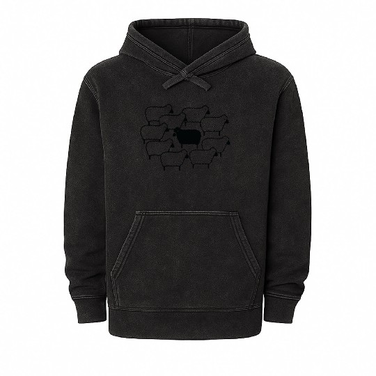 BLACK SHEEP New Mineral Wash Hoodies