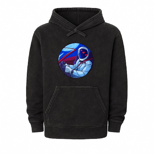 SpaceX Tesla Starman Mineral Wash Hoodies